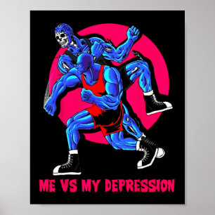 Poster Mi Vs Meu Corpo De Levantamento De Peso Da Malhaçã