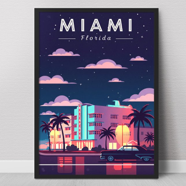 Poster Miami Antigo (Criador carregado)