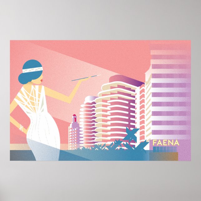 Póster Miami Beach | Faena (Frente)