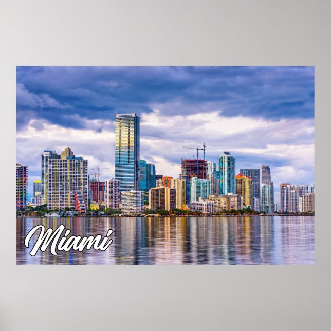 Poster Miami, Florida, Estados Unidos (Frente)