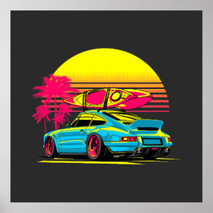 POSTER MIAMI GT VIBES DE VERÃO