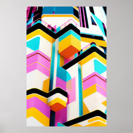 Poster Miami Nice 1980 Ken Gage Retrowave