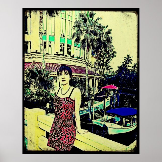 Póster Miami Vice (estilo GTA) (Frente)