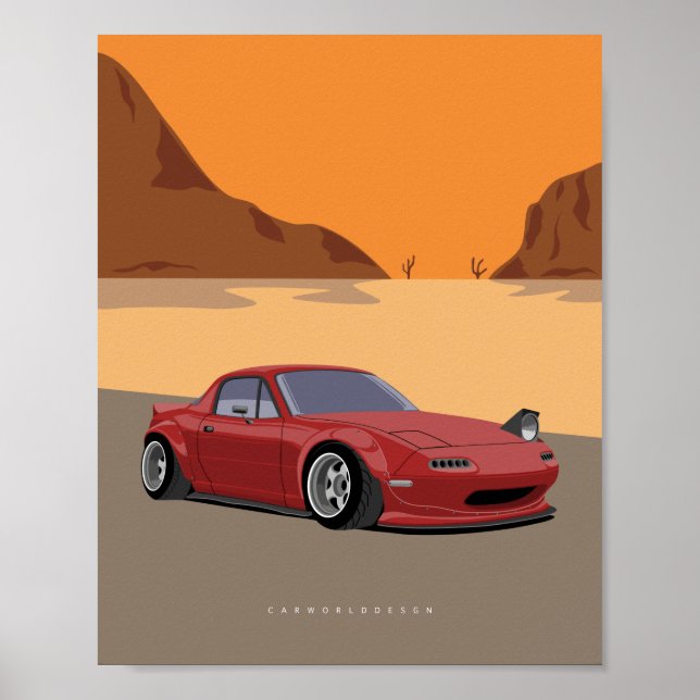 Poster Miata MX5 (Frente)