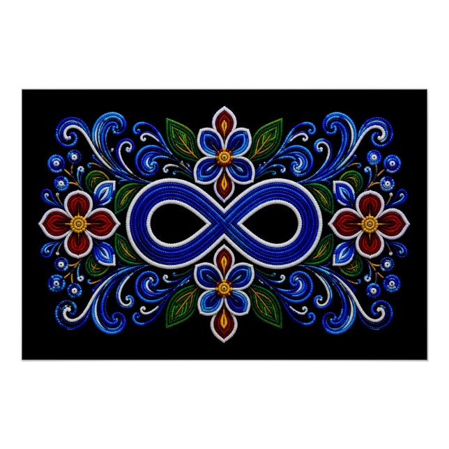 Póster Miçangas de Arte Métis (Frente)