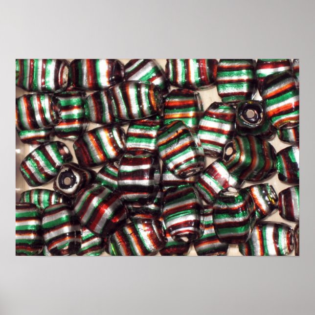 Póster Miçangas de vidro (Frente)