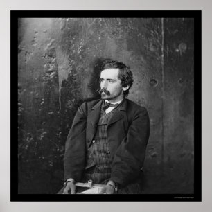 Póster Michael O'Laughlin, conspirador 1865 de Lincoln