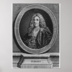 Póster Michel Etienne Turgot