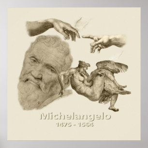 Póster Michelangelo