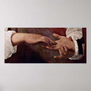 Póster Michelangelo a Dinamarca Caravaggio - caixeiro de