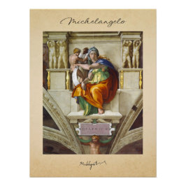 Póster Michelangelo | Capela Sistina | Poster Brilhante