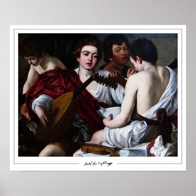 Poster Michelangelo Merisi da Caravaggio Zedign Art Poste (Frente)