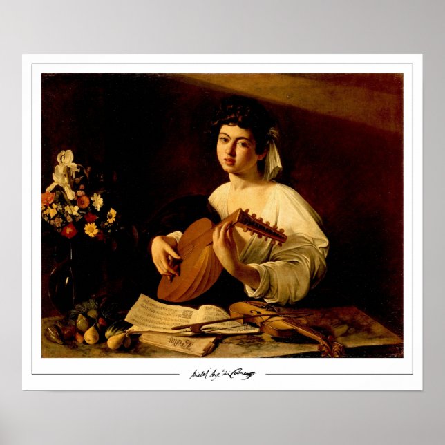 Poster Michelangelo Merisi da Caravaggio Zedign Art Poste (Frente)