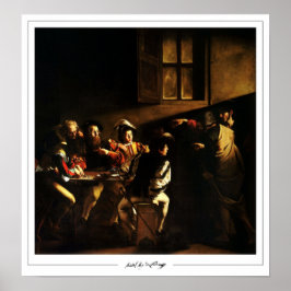 Poster Michelangelo Merisi da Caravaggio Zedign Art Poste