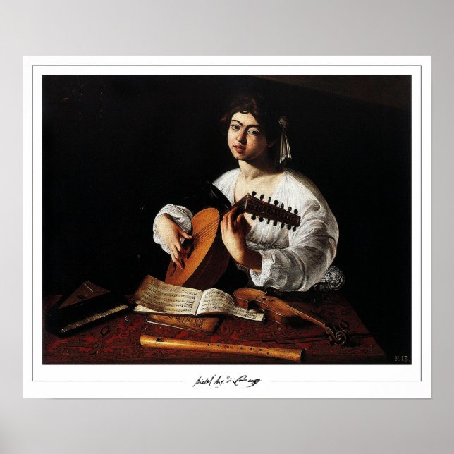 Poster Michelangelo Merisi da Caravaggio Zedign Art Poste (Frente)