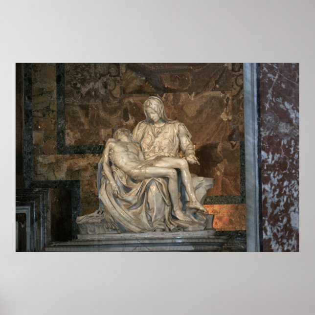 Póster Michelangelo Pieta - Vaticano (Frente)