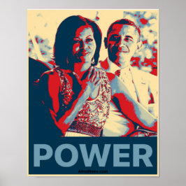 Poster Michelle e Barack Obama