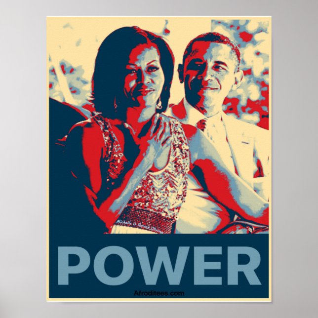 Poster Michelle e Barack Obama (Frente)