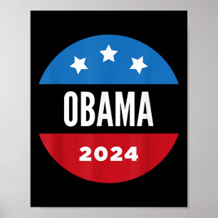 Poster Michelle Obama 2024 _ Obama 2024 Presidente Libera