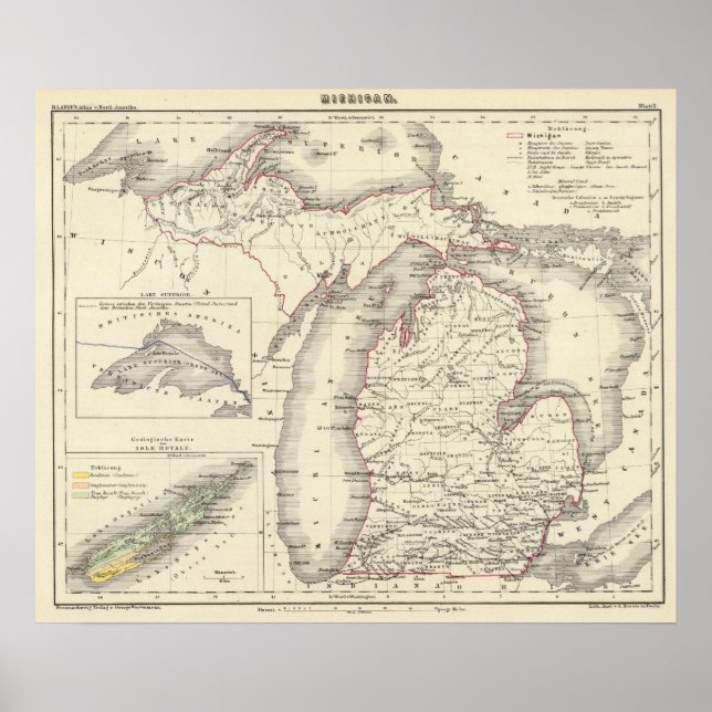 Póster Michigan 5 (Frente)