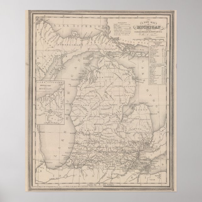 Póster Michigan 9 (Frente)