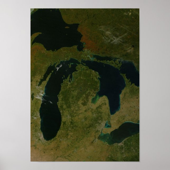 Póster Michigan do Espaço (Frente)