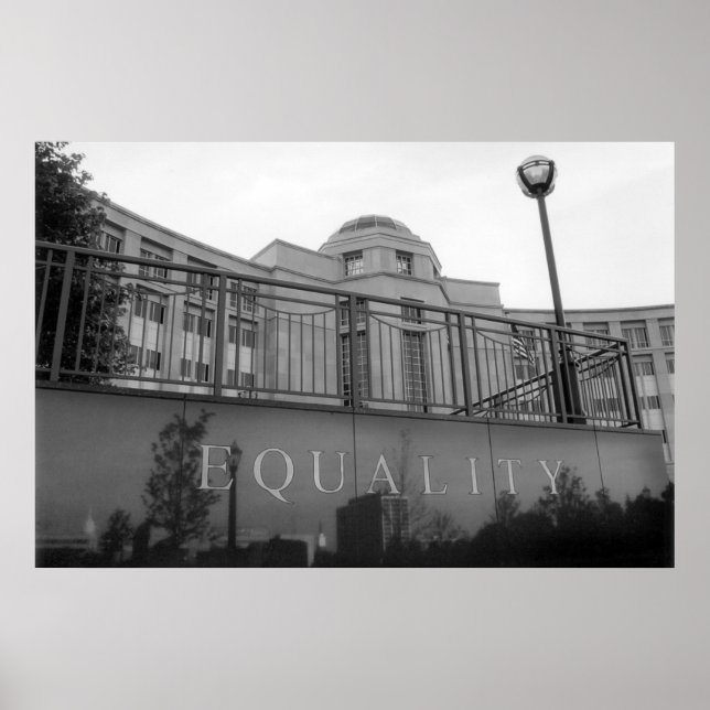 Póster Michigan Hall of Justice: Igualdade (Frente)