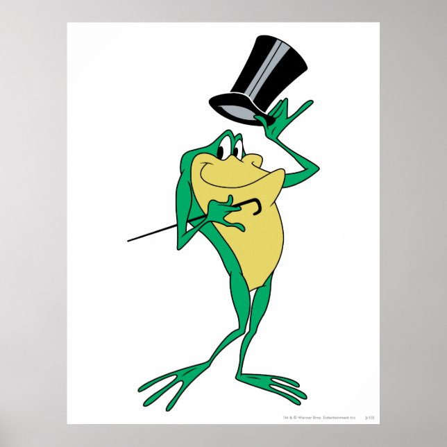 Póster Michigan J. Frog em Cores (Frente)