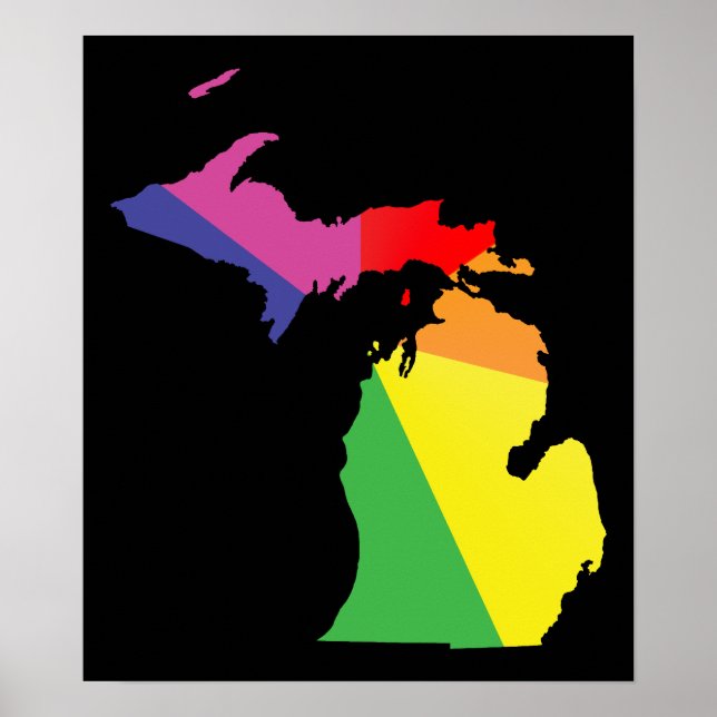 Póster Michigan orgulde. (Frente)