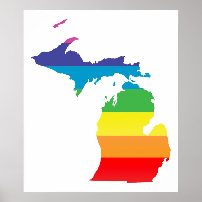 Poster Michigan orgulde. (Frente)