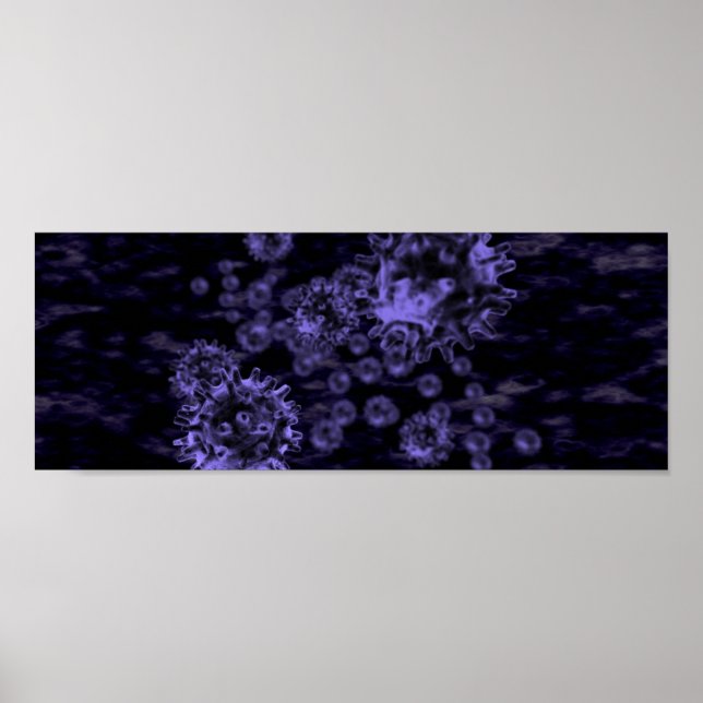 Póster Micróbios (Frente)