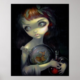 Póster Microcosm:  Fawn ART PRINT gothic alchemy lowbrow