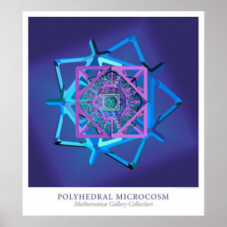 Poster Microcosmo poliedral