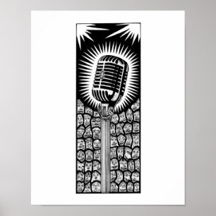 Poster Microfone #1