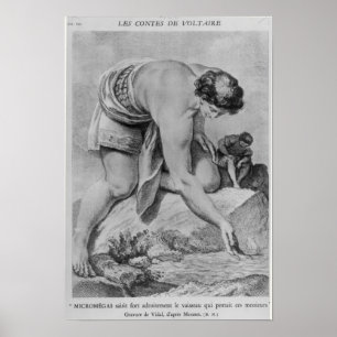 Póster Micromegas habilmente pega o navio