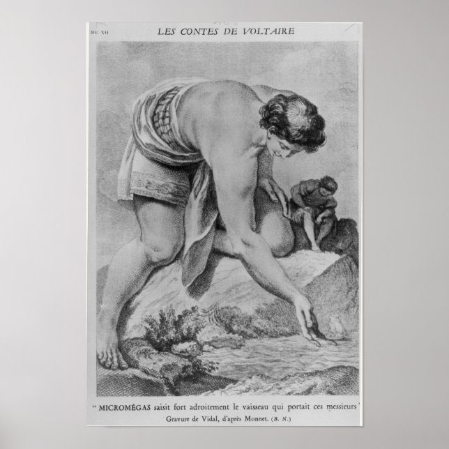 Póster Micromegas habilmente pega o navio (Frente)