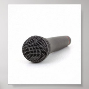 Poster Microphone Photo
