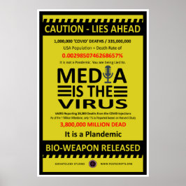 Poster Mídia é o vírus