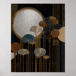 Poster Midnight Forest #10 - Download Digital 4x5