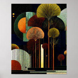 Poster Midnight Forest #11 - Download Digital 4x5