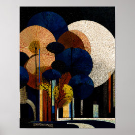 Poster Midnight Forest #13 - Download Digital 4x5