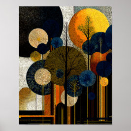 Poster Midnight Forest #1 - Download Digital