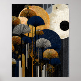 Poster Midnight Forest #2 - Download Digital 4x5