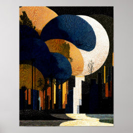 Poster Midnight Forest #3 - Download Digital 4x5