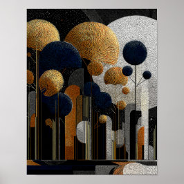 Poster Midnight Forest #9 - Download Digital 4x5
