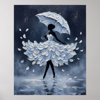 Poster Midnight Petal Walz