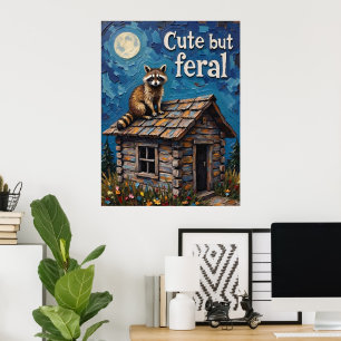Poster Midnight Prowler: Raccoon no Luar