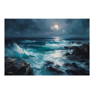 Póster Midnight Serenade: Lunar Tide