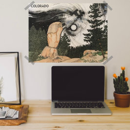 Póster Midnight Snow Storm Colorado Mounties