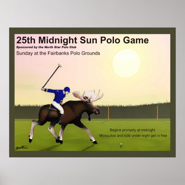 Poster Midnight Sun Polo (Frente)